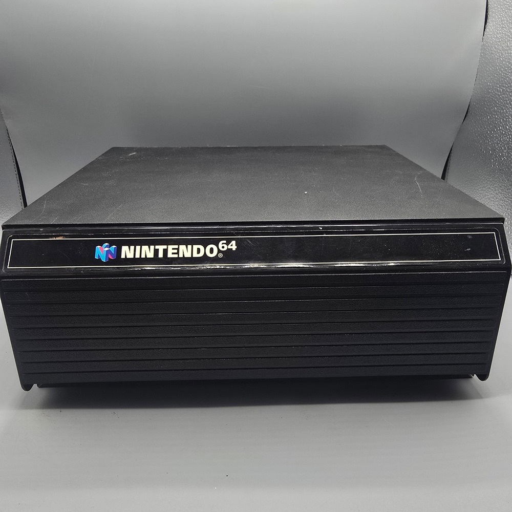 Vintage Nintendo 64 N64 Game Storage Drawer Organizer Case Black Retro Gaming